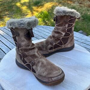 Teva Lenawee Waterproof Thinsulate Quilted Boots Women’s Size 10 Brown